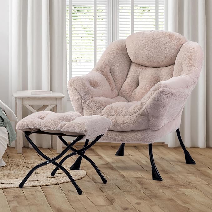 HollyHOME Fabric Lazy Chair - Image 2