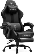 GTRACING Gaming Chair with Foot Rest & Pocket Spring Cushion, Ergonomic High by GtracingDirect