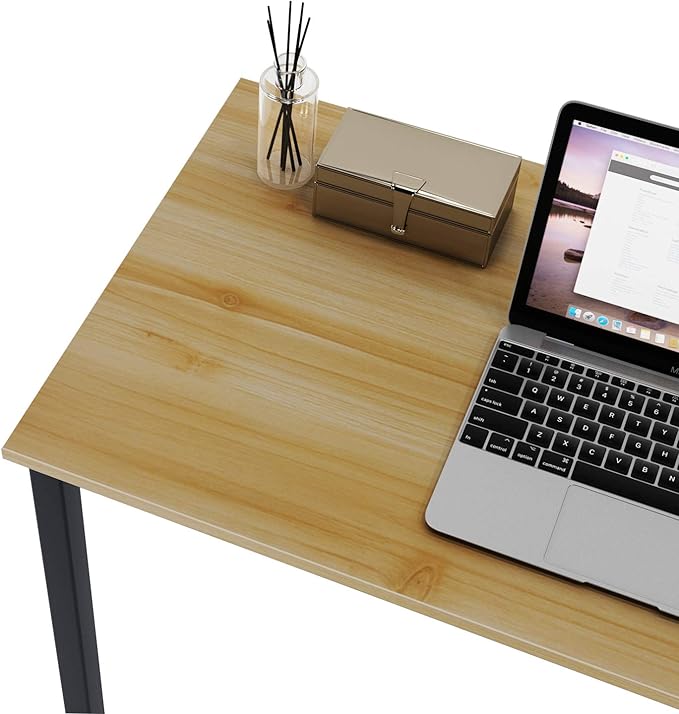 DlandHome 47 inch Computer Desk Home Office Table Writing Desk Study Table - Image 8