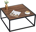 SAYGOER Farmhouse Coffee Table Rustic Wood Coffee Tables Mid Century Modern by Saygoer