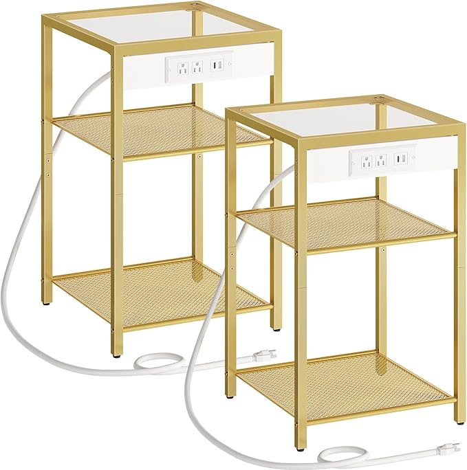 HOOBRO End Tables Set of 2 by HOOBRO