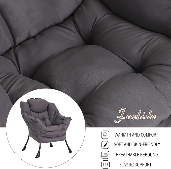 Lazy Chair for Living Room, Modern Accent Chairs - Image 6