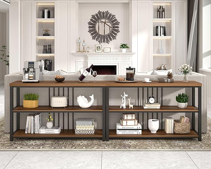 FOLUBAN Console Table for Entryway, Narrow Sofa Table - Image 5