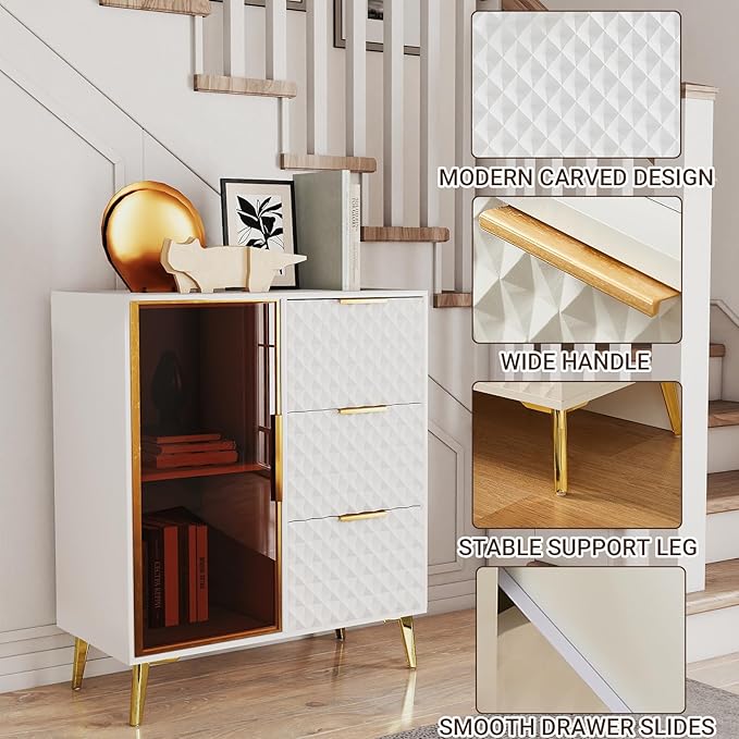 Rovibek Modern Sideboard Cabinet - Image 7