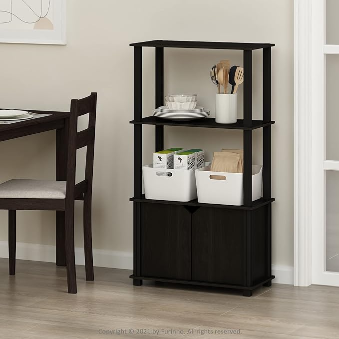 Furinno Brahms 4-Tier Multipurpose Bookcase/Bookshelf/Display Shelf/Display Rack - Image 2