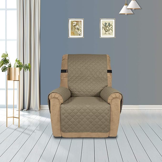 PureFit Reversible Sofa Cover Water Resistant Recliner Couch Cover, Machine - Image 2