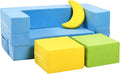 Modular Kids Sofa, Toddler Couch Foam Armchair by Elftopia