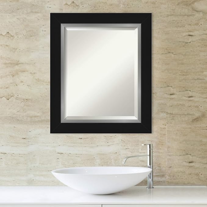 Amanti Art Black Bathroom Mirror - Image 5