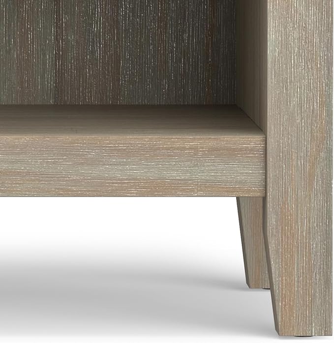 SIMPLIHOME Artisan SOLID WOOD 24 inch Wide Transitional Bedside Nightstand - Image 8