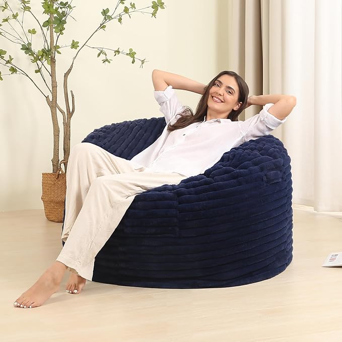 Memory Foam Bean Bag Chair for Adults/Teens, Bean Bag Sofa - Image 6