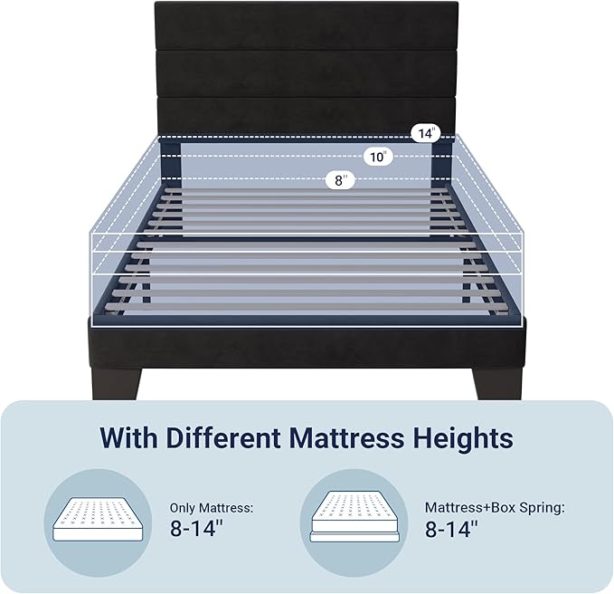 Allewie Twin Size Platform Bed Frame - Image 7