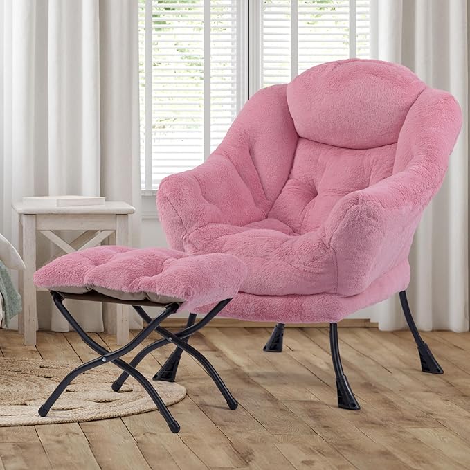 HollyHOME Fabric Lazy Chair - Image 2