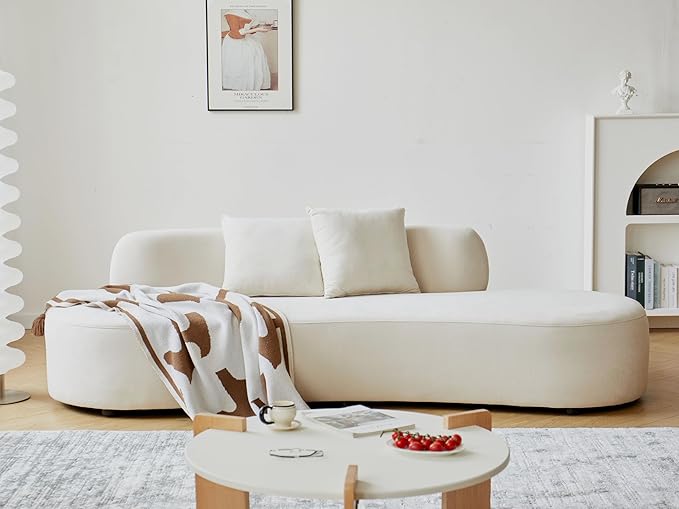 Container Furniture Direct 90" Curved Sofa - Image 4