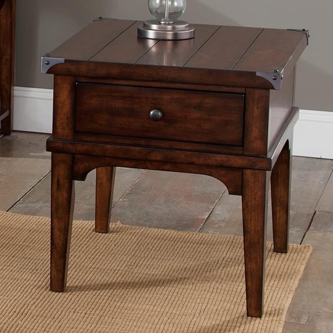 LIBERTY FURNITURE INDUSTRIES, INC. Aspen Skies End Table by LibertyFurniture