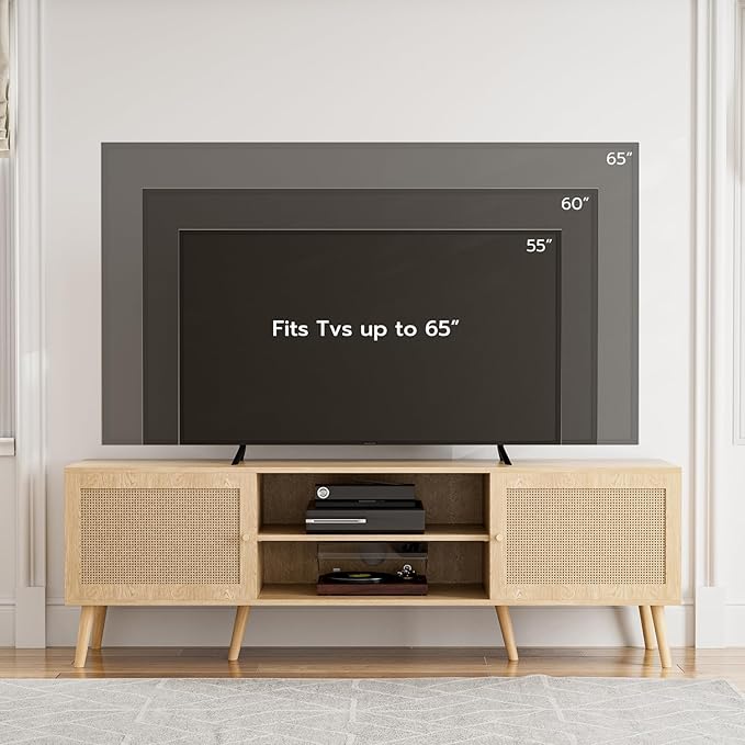 TV Stand for TVs up to 65'', Entertainment Center - Image 3