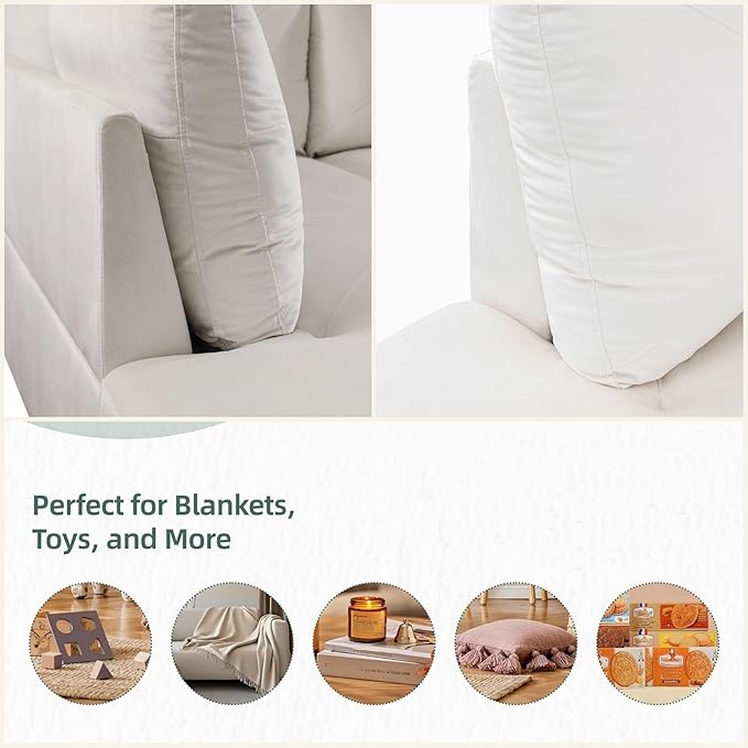L Shaped Sectional Couch Sofa, Modern Couches - Image 4