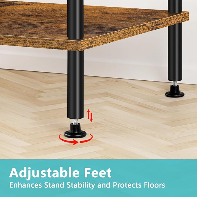 Industrial TV Stand with Storage - Image 4