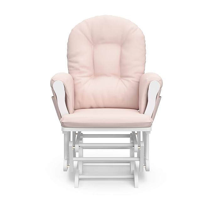 Storkcraft Premium Hoop Glider & Ottoman — GREENGUARD Gold Certified Nursery - Image 14