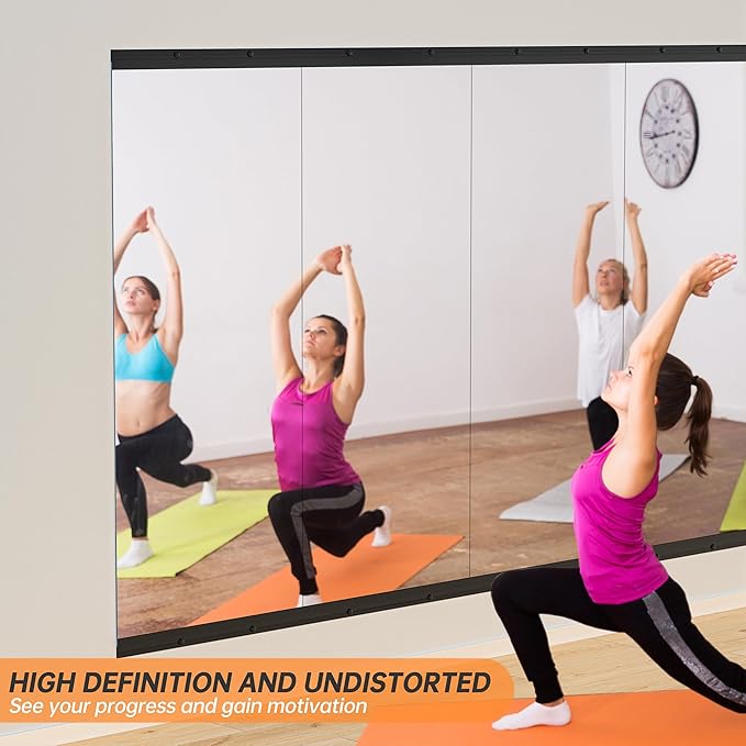 Hasipu 63''x28'' Home Gym Mirror Large Full Length Wall Mounted Full Body Mirror - Image 3