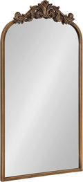Kate and Laurel Arendahl Traditional Arch Mirror, Baroque Inspired Wall Decor by KateandLaurel