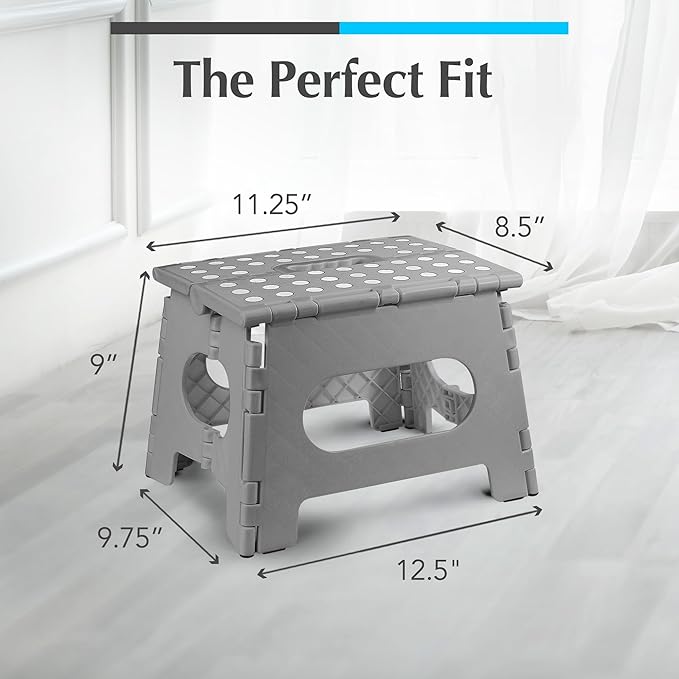 Handy Laundry - Folding Step Stool - Sturdy Enough Collapsible Stool to Support - Image 5