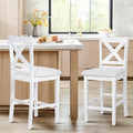 Upholstered Counter Height Bar Stools Set of 2, Modern Kitchen Island Barstools by COLAMYINC