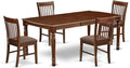 East West Furniture DONO5-MAH-C 5 Piece Dinette Set by EastWestFurniture