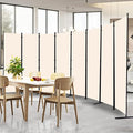 Room Divider and Folding Privacy Screens， Large 8 Panel Room Divider Wall Screen by HOMSCREENER