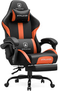GTRACING Gaming Chair with Foot Rest & Pocket Spring Cushion, Ergonomic High by GtracingDirect
