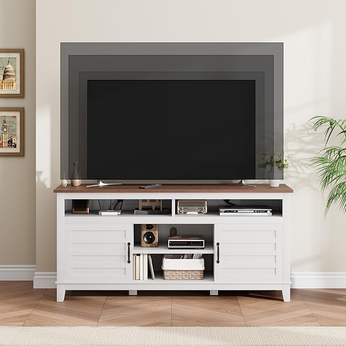 GarveeHome TV Stand for 63 in, Entertainment Center - Image 7