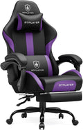 GTRACING Gaming Chair with Foot Rest & Pocket Spring Cushion, Ergonomic High by GtracingDirect