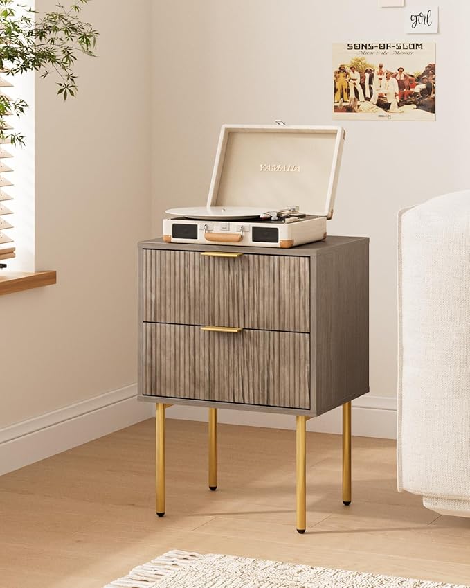 Nightstand, Small Bedside Table by AEPOALUA