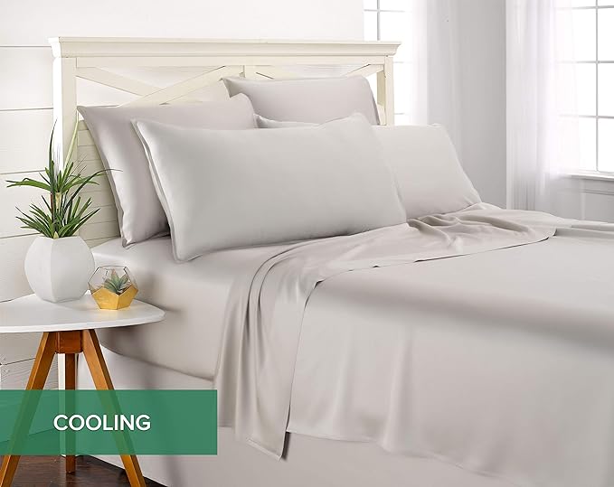Split King Sheets by Pure Bamboo, Genuine 100% Organic Viscose Derived from - Image 5