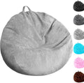 Kisoy Bean Bag Chair Cover Stuffed Animal Storage Bean Bag Cover Pets Dogs/Cats by Unknown