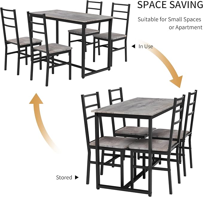 Ball & Cast Dining Table Set - Image 3