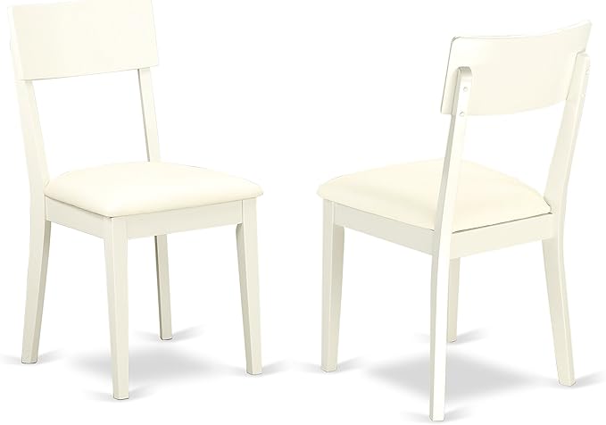 East West Furniture VAAD5-LWH-LC 5 Piece Dining Room Furniture Set Includes an - Image 9