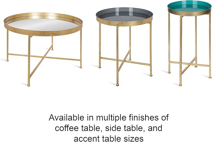 Kate and Laurel Celia Side Tables, Decorative Modern Glam End Table - Image 6