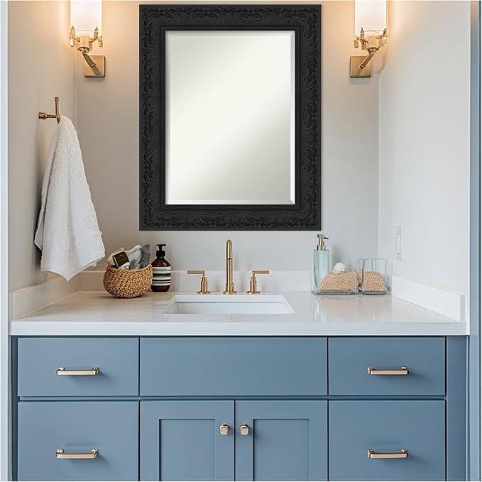 Amanti Art Black Bathroom Mirror - Image 6