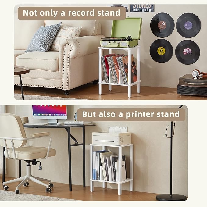 LELELINKY 2-Tier Record Player Stand - Image 6