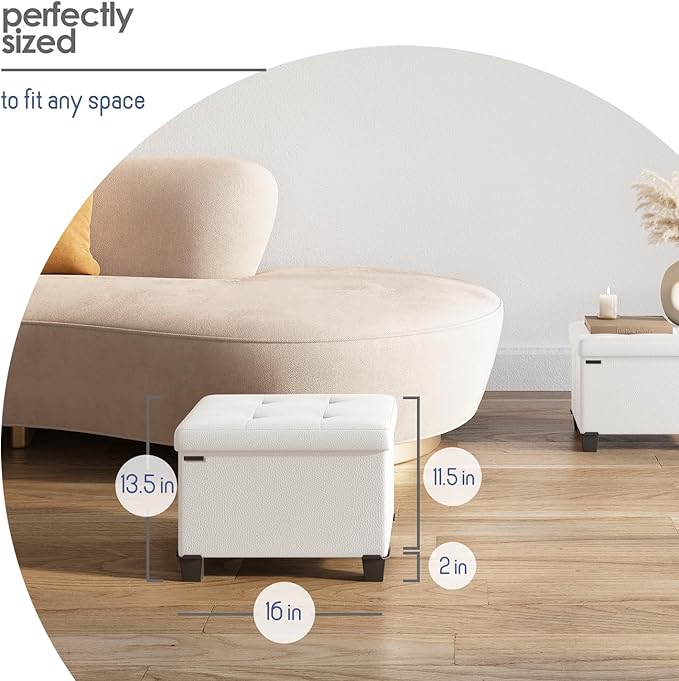 STORAGEBUD Storage Ottoman Cube - Image 8