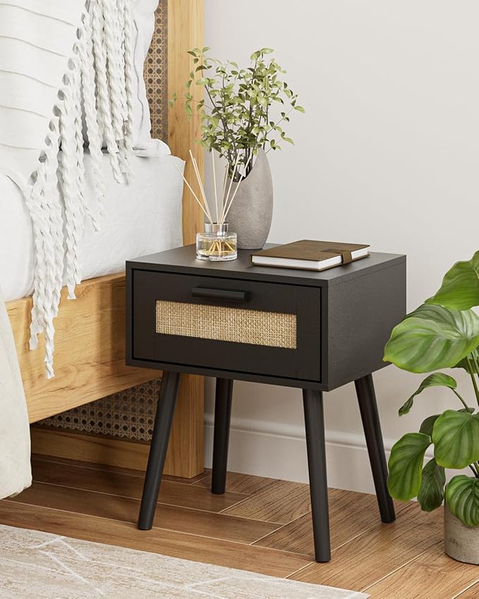 Bedroom Nightstands Wooden Night Stands - Image 3