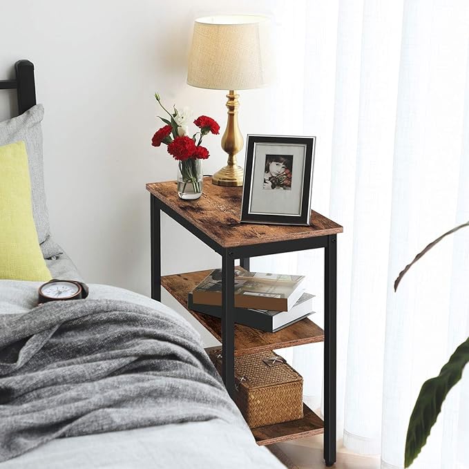 HOOBRO End Table, Simple Rustic Side Table - Image 6