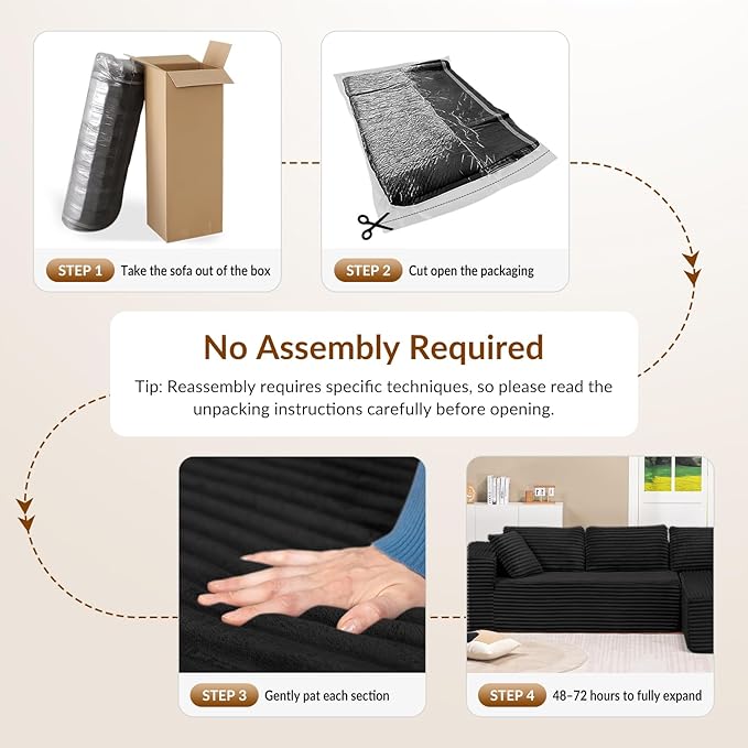 COMHOMA 105”Modular Sectional Sofa - Image 9