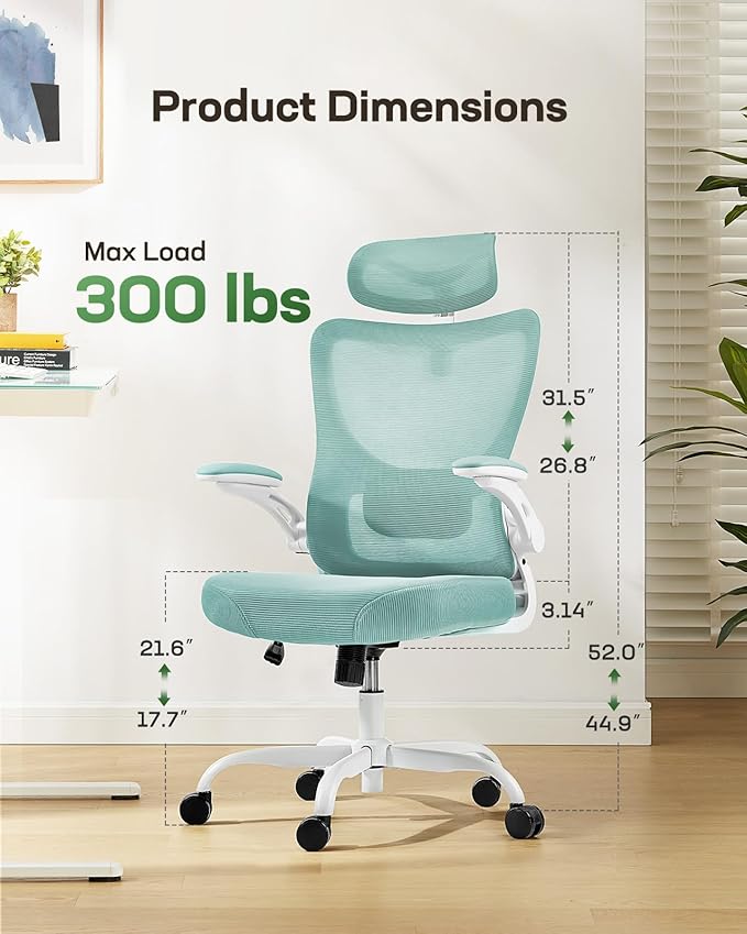Marsail Ergonomic Office Chair: Office Computer Desk Chair - Image 2