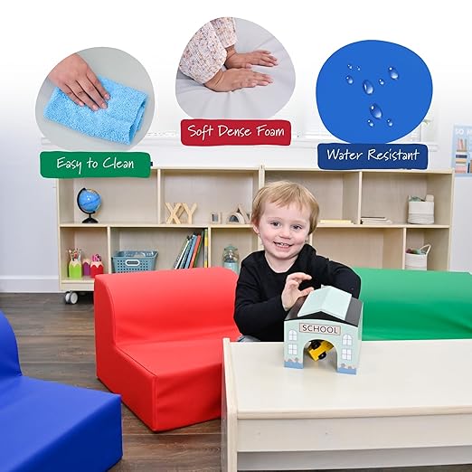 Children's Factory Library Lounger, Flexible Seating Classroom Furniture - Image 5