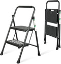 2 Step Ladder, Portable Steel Folding Step Stool by Arbusb