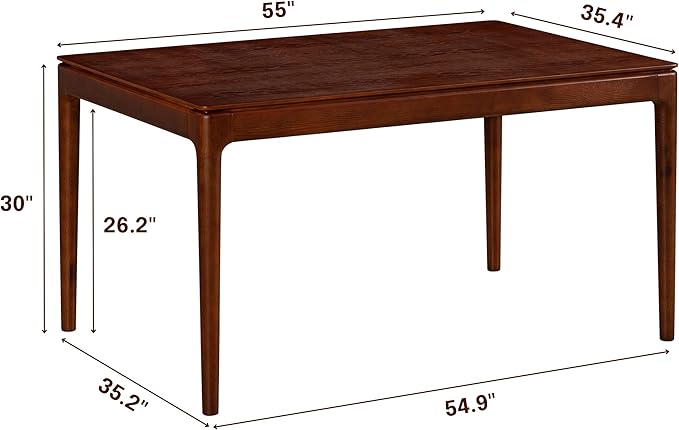 NTC Mingle 55 Inch Modern Design, Rectangular Dinner Table - Image 2