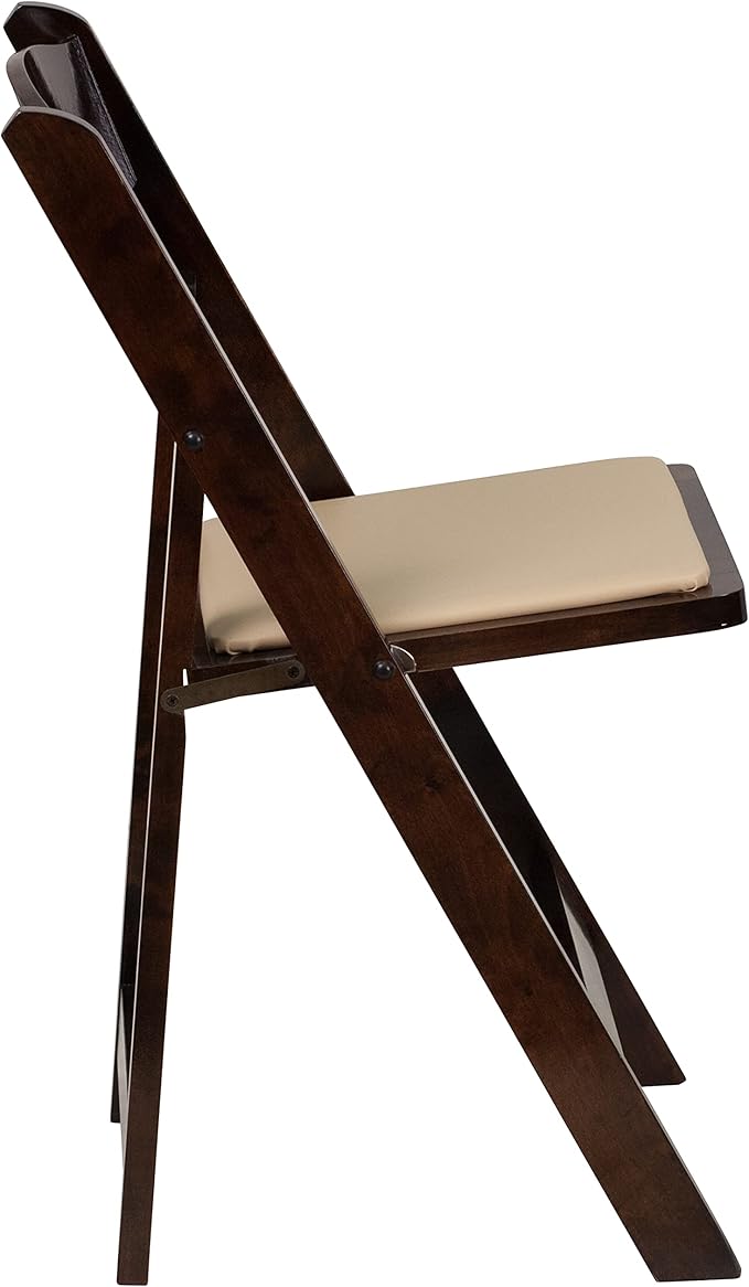Flash Furniture 2 Pack HERCULES Series Fruitwood Wood Folding Chair - Image 14