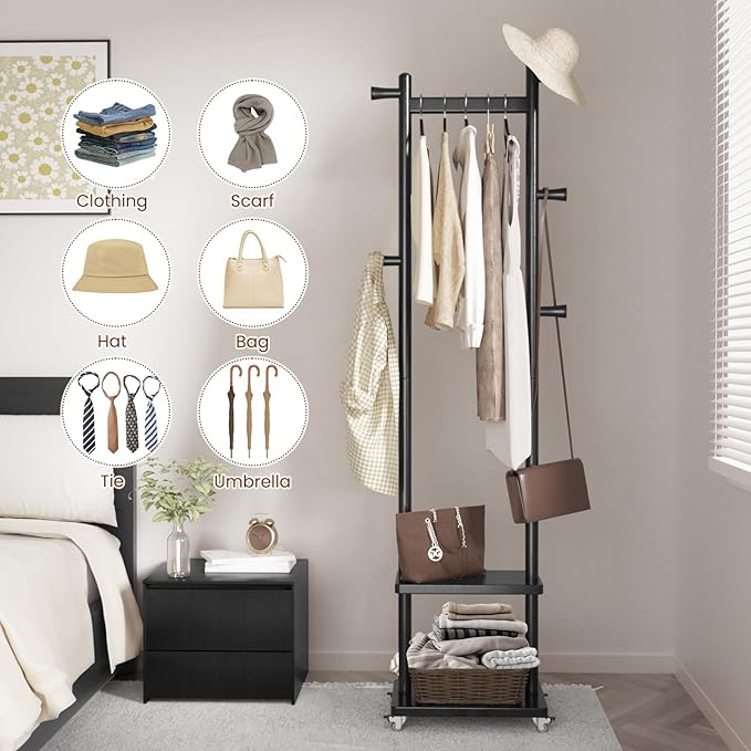 Coat Rack Freestanding Clothing Rack - Image 2