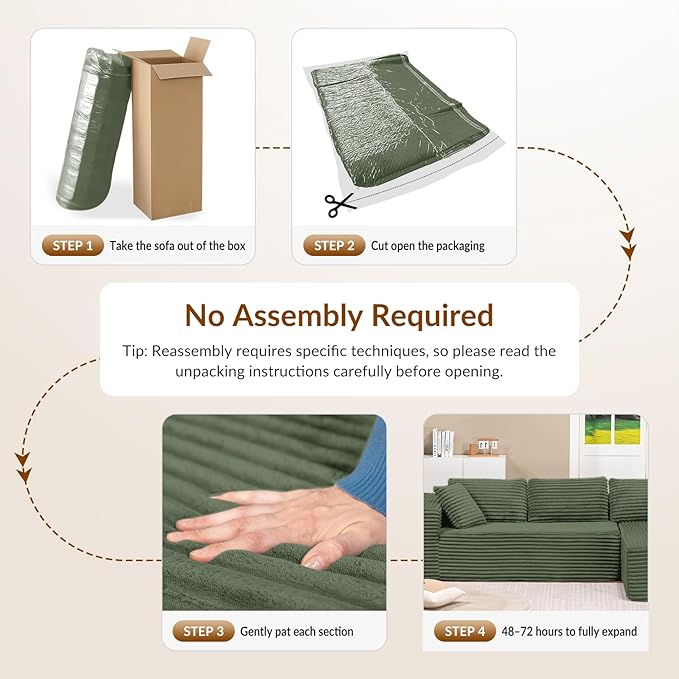 COMHOMA 105”Modular Sectional Sofa - Image 8